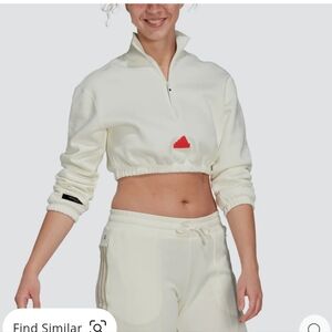 NWT Adidas Cropped Sweatshirt